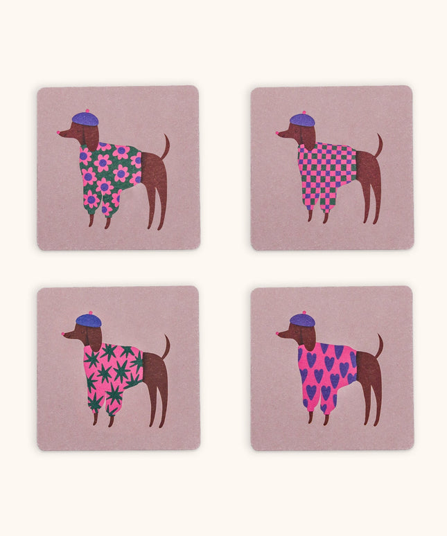 Set 12 Mini Tarjetas con Sobres y Stickers - Bonjour