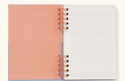 Cuaderno Mediano con Elástico para Lápices - Coral and Salt
