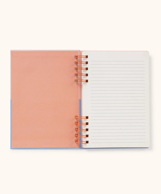 Cuaderno Mediano con Elástico para Lápices - Coral and Salt