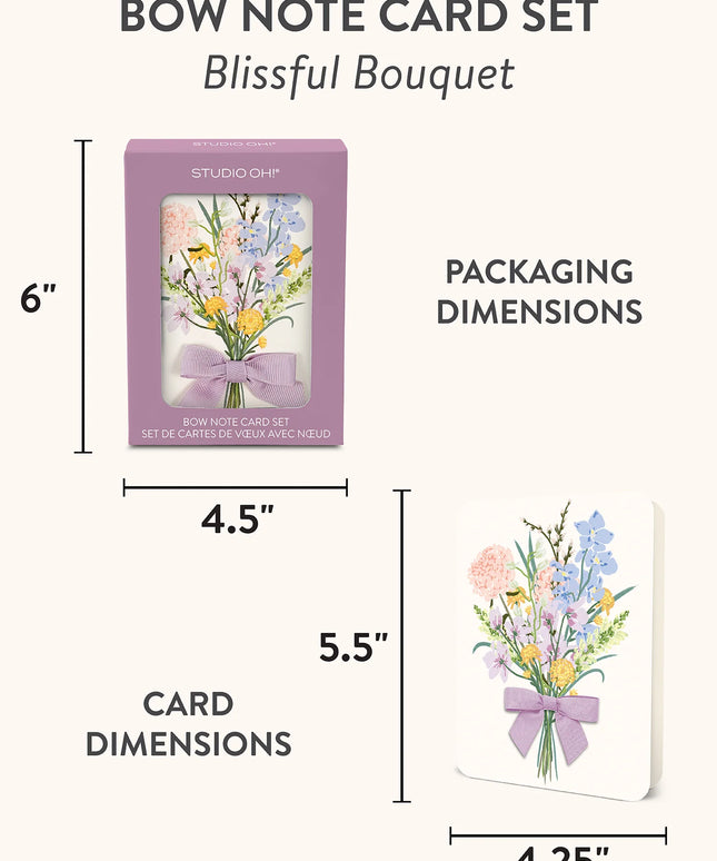 Caja Tarjetas con Sobres - Blissful Bouquet