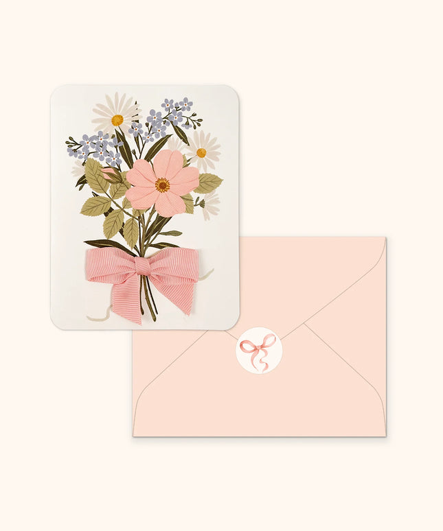 Caja Tarjetas con Sobres - Ramo de Flores Silvestre