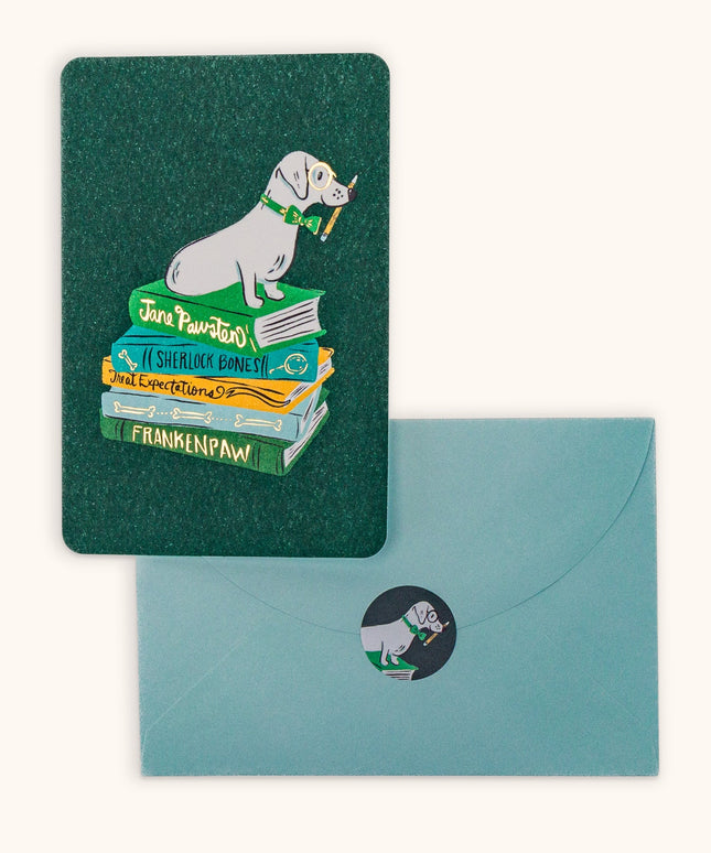 Set 12 Tarjetas con Sobres y Stickers - Smart Pups