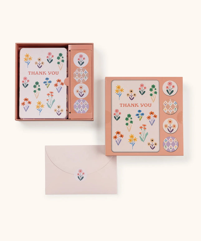 Set 12 Tarjetas con Sobres y Stickers - Meadow Lane
