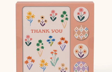 Set 12 Tarjetas con Sobres y Stickers - Meadow Lane