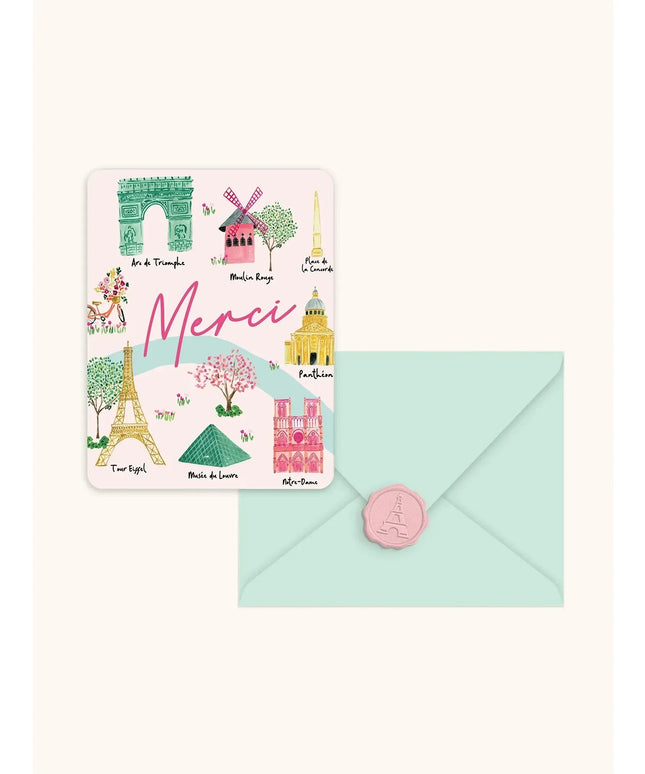 Caja Tarjetas con Sobres y Sellos Sight of Paris