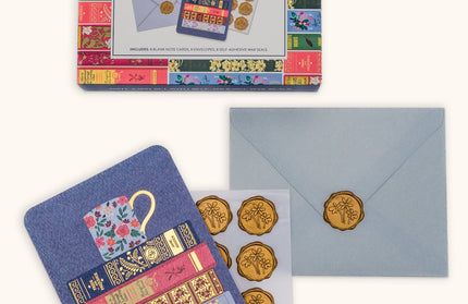 Tarjetas de notas con sellos de cera - Fully Booked