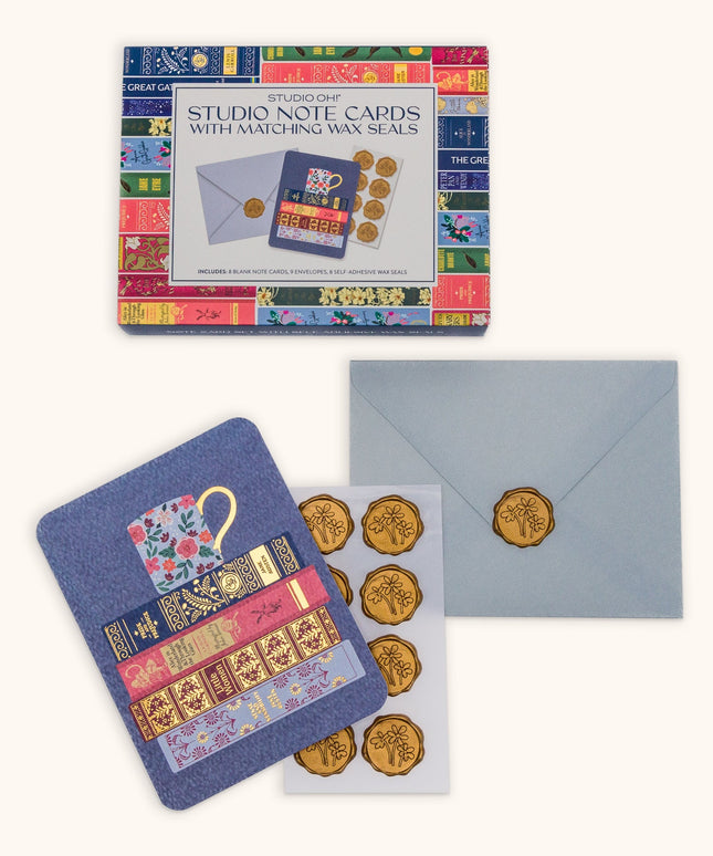 Tarjetas de notas con sellos de cera - Fully Booked