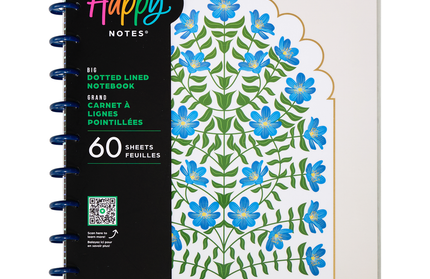 Cuaderno Big Florecer Azul