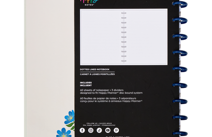 Cuaderno Big Florecer Azul