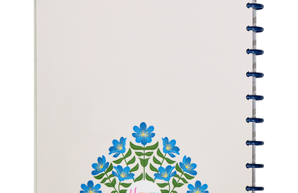 Cuaderno Big Florecer Azul