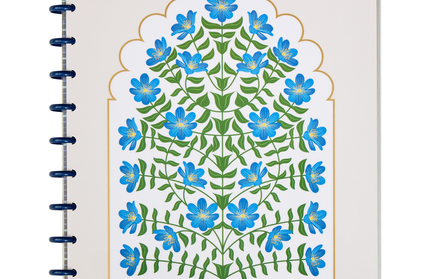 Cuaderno Big Florecer Azul