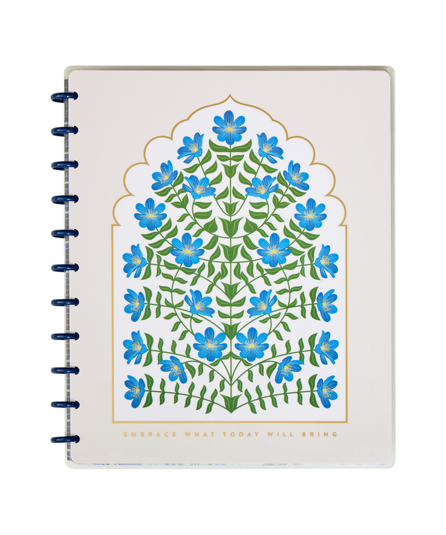 Cuaderno Big Florecer Azul