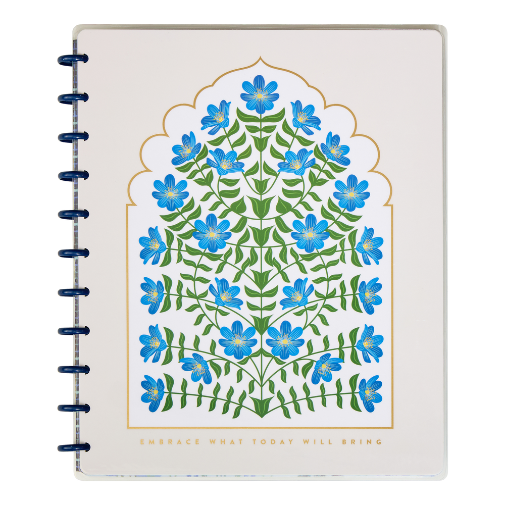 Cuaderno Big Florecer Azul