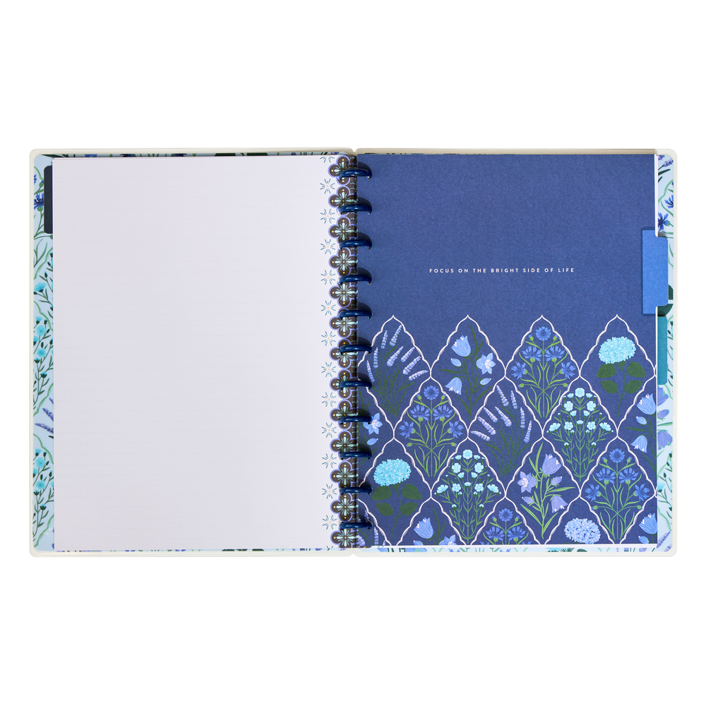 Cuaderno Big Florecer Azul