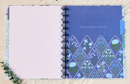 Cuaderno Big Florecer Azul