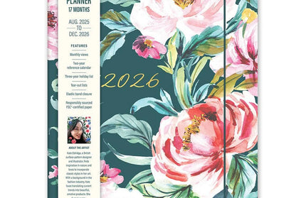 Agenda 2026 Bolsillo Mensual 17M - Bella Flora