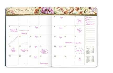 Agenda 2026 Bolsillo Mensual 17M - Bella Flora