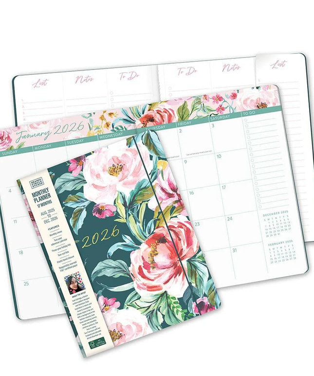 Agenda 2026 Bolsillo Mensual 17M - Bella Flora