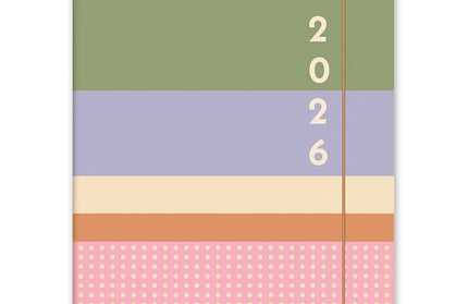 Agenda 2026 Mensual 17M - Color Block Just Right