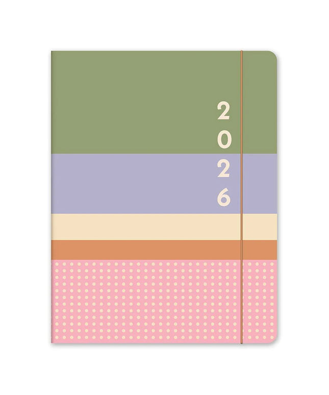 Agenda 2026 Mensual 17M - Color Block Just Right