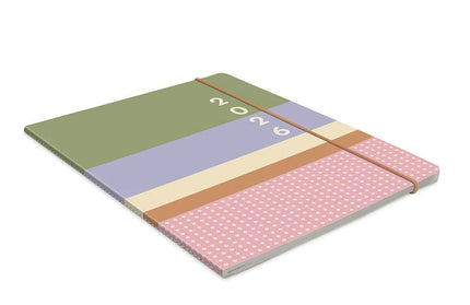 Agenda 2026 Mensual 17M - Color Block Just Right