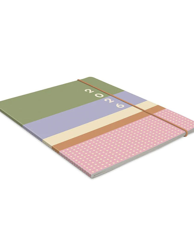 Agenda 2026 Mensual 17M - Color Block Just Right