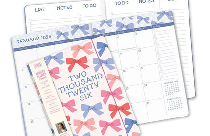 Agenda 2026 Mensual 17M - Sweet Bows