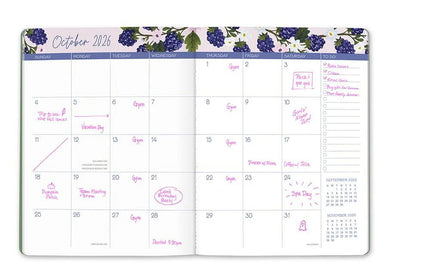 Agenda 2026 Mensual 17M - Fruit and Flora