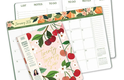 Agenda 2026 Mensual 17M - Fruit and Flora