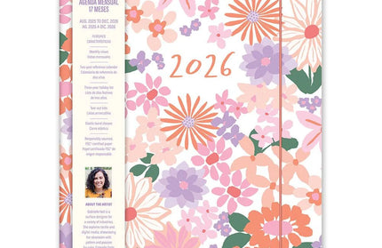 Agenda 2026 Mensual 17M - Secret Garden