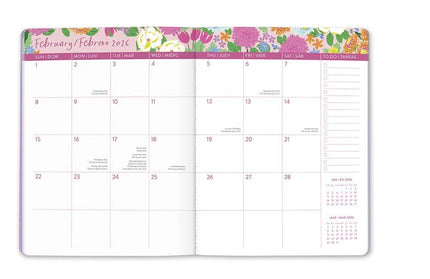 Agenda 2026 Mensual 17M - Secret Garden