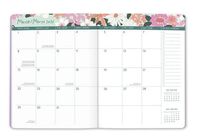 Agenda 2026 Mensual 17M - Secret Garden