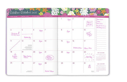 Agenda 2026 Mensual 17M - Secret Garden