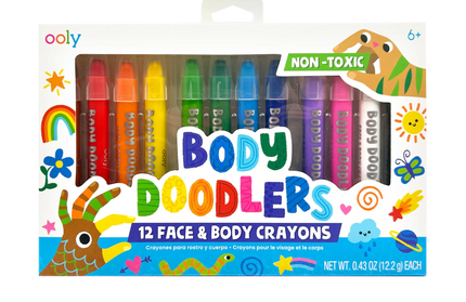 Set 12 Crayones para Cara y Cuerpo - Body Doodlers