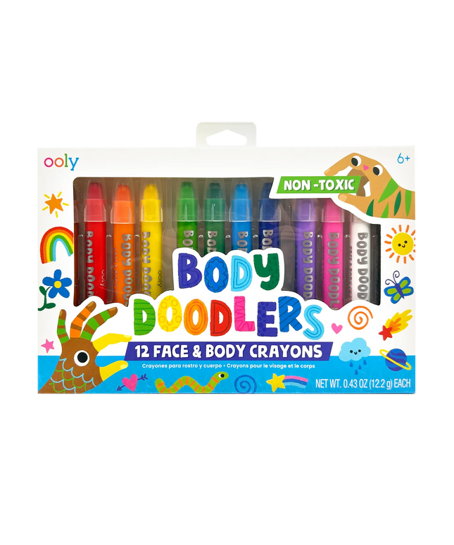 Set 12 Crayones para Cara y Cuerpo - Body Doodlers