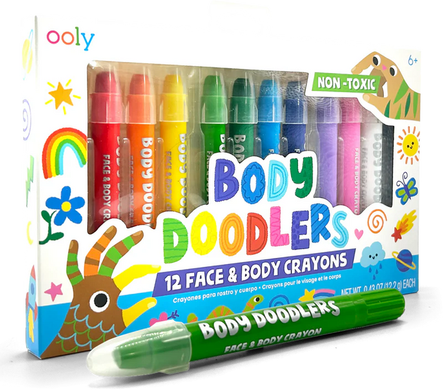 Set 12 Crayones para Cara y Cuerpo - Body Doodlers
