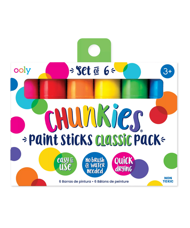 Set 6 Crayones Gruesos Secado Rápido