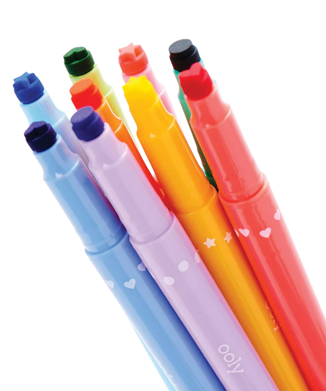 Set 9 Marcadores - Confetti Stamp