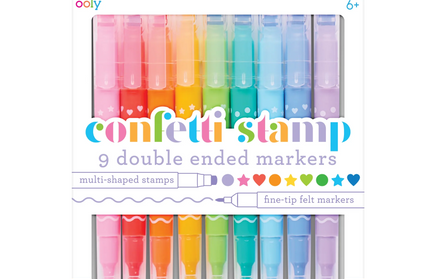 Set 9 Marcadores - Confetti Stamp