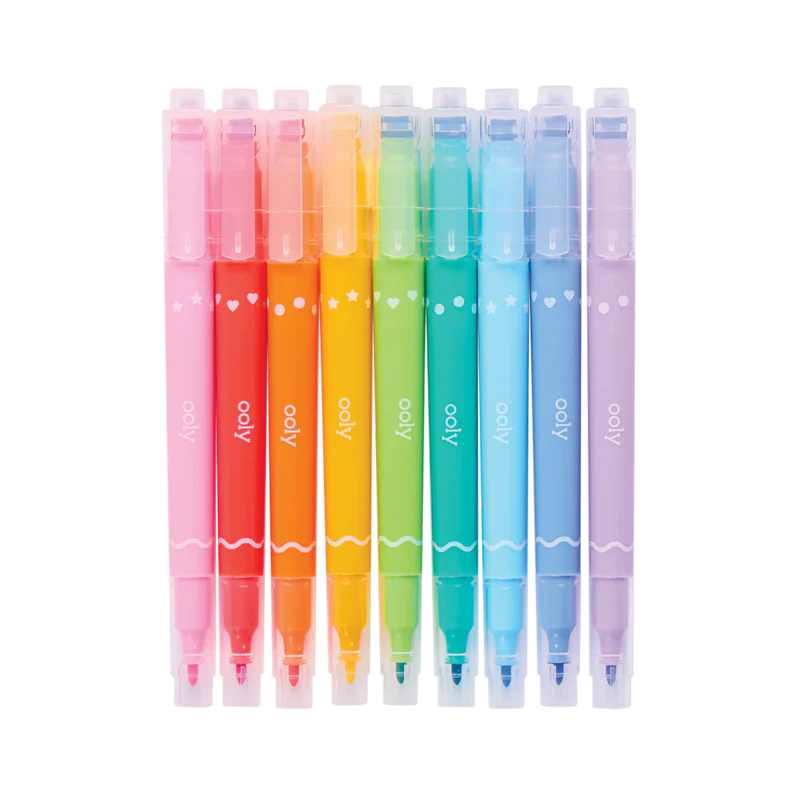 Set 9 Marcadores - Confetti Stamp