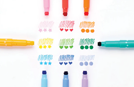 Set 9 Marcadores - Confetti Stamp