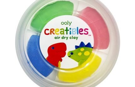 Set de 4 Plastelina Secado de Aire - Dino