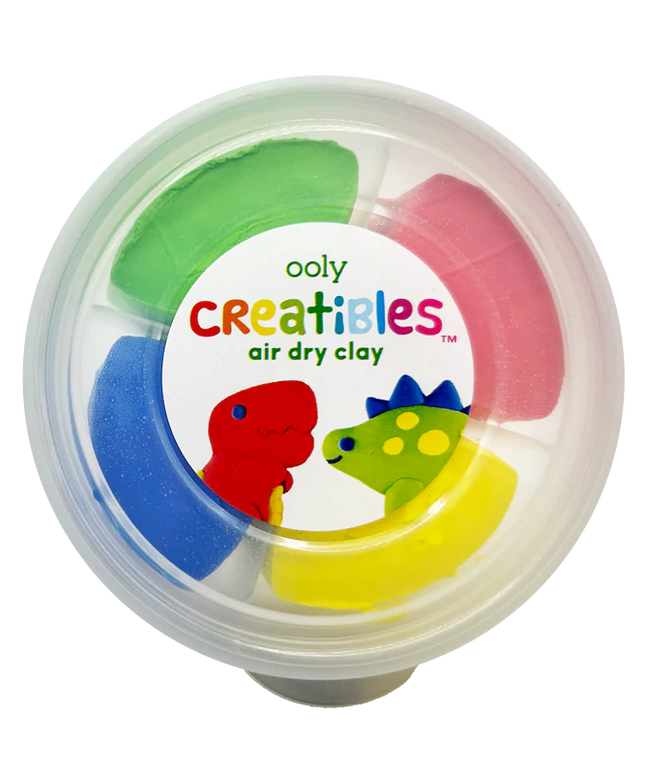 Set de 4 Plastelina Secado de Aire - Dino