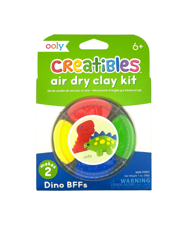 Set de 4 Plastelina Secado de Aire - Dino