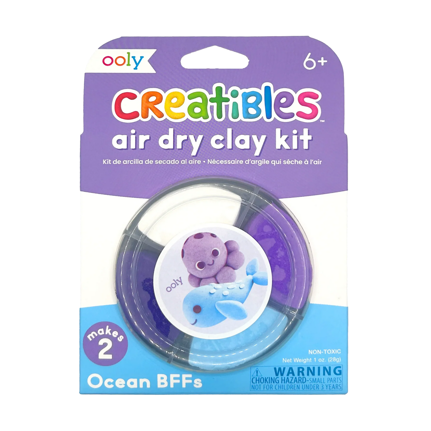 Set de 4 Plastelina Secado de Aire - Ocean