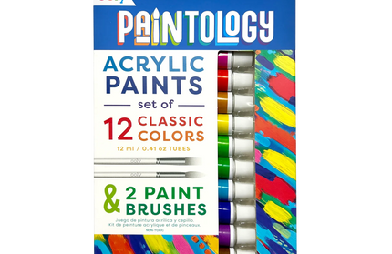 Set de 12 Pinturas Acrílicas - Colores Clásicos