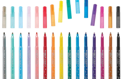 Set de 15 Marcadores - Rainbow Sparkle Glitter