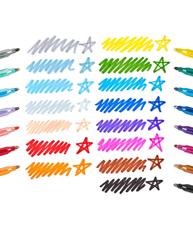 Set de 15 Marcadores - Rainbow Sparkle Glitter