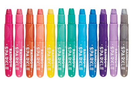 Set de 12 Crayones Gel Acuarela - Rainbow Sparkle Metallic