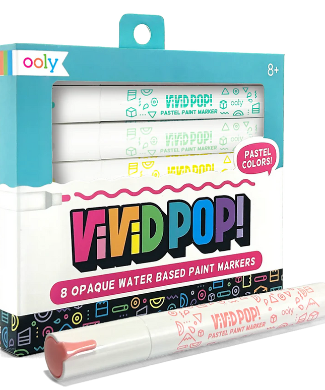 Set de 8 Marcadores Vivid Pod - Colores Pasteles